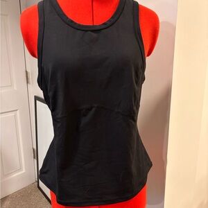 Sweaty Betty black Fitted Sleeveless Tank Top size L